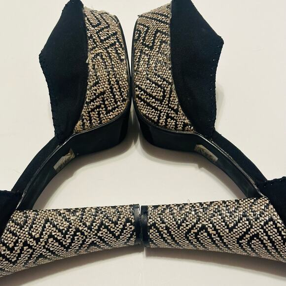 ED HARDY Peep Toe PLATFORM ANKLE STRAP CUSHIONED KOI FISH LINING Size 10 M - Picture 5 of 14